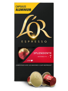 Кофе в капсулах L’or Эспрессо Спленденте для кофемашин Nespresso 10шт, 52г
