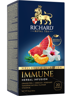Напиток чайный Richard Immune пакетированный (1.5г x 20шт), 30г