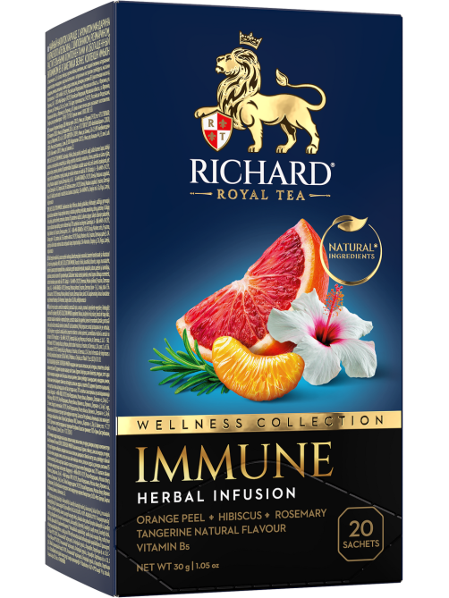 Напиток чайный Richard Immune пакетированный (1.5г x 20шт), 30г