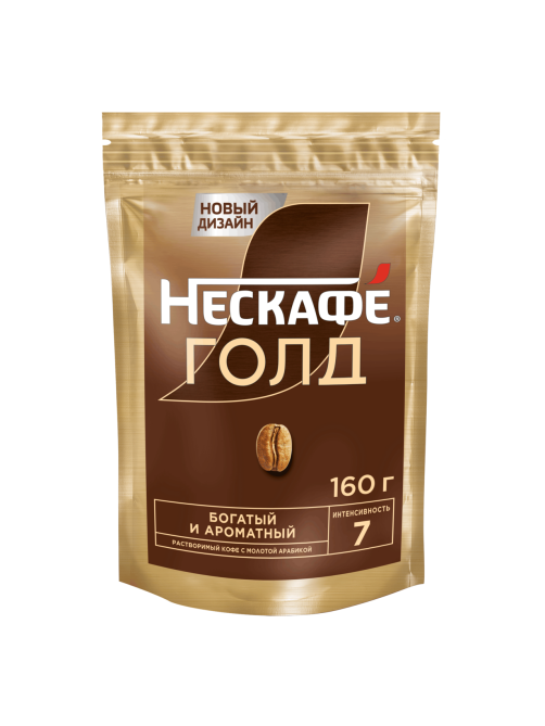 Кофе Нескафе Голд растворимый, 160г