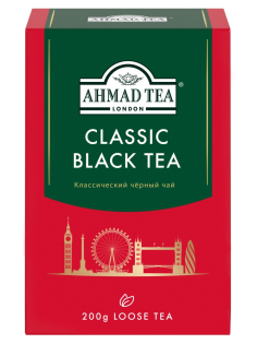 Чай Ahmad Tea Classic black Tea черный листовой классический, 200г