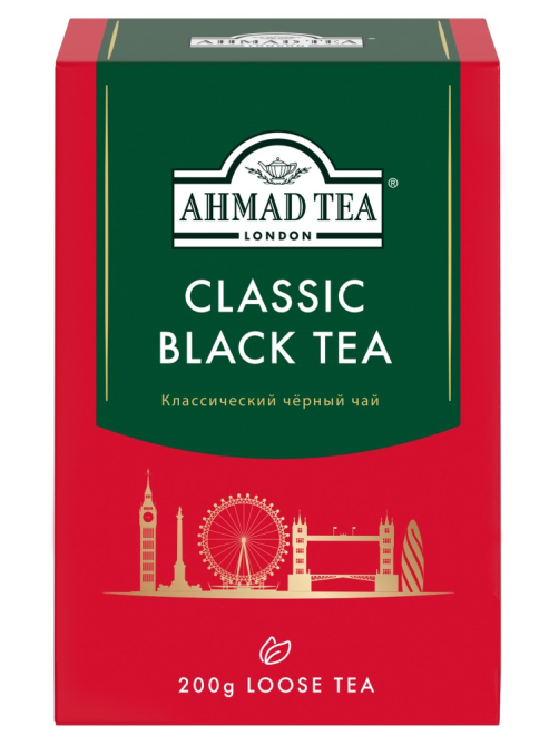 Чай Ahmad Tea Classic black Tea черный листовой классический, 200г