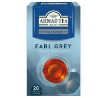 Чай черный Ahmad Tea Эрл Грей без кофеина (1.8г x 20шт), 36г