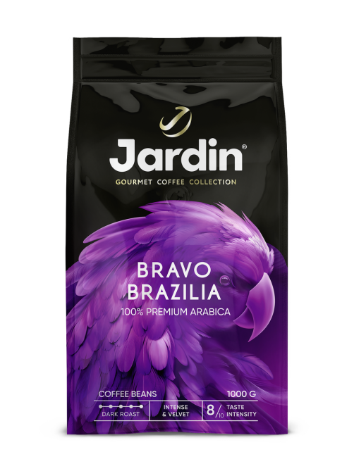 Кофе Jardin Bravo Бразилия в зернах, 1кг