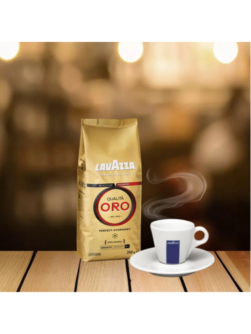 Кофе Lavazza Qualita Oro в зернах, 250г