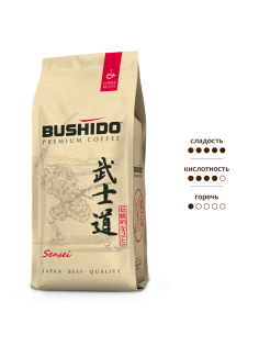 Кофе Bushido Sensei в зернах, 227г