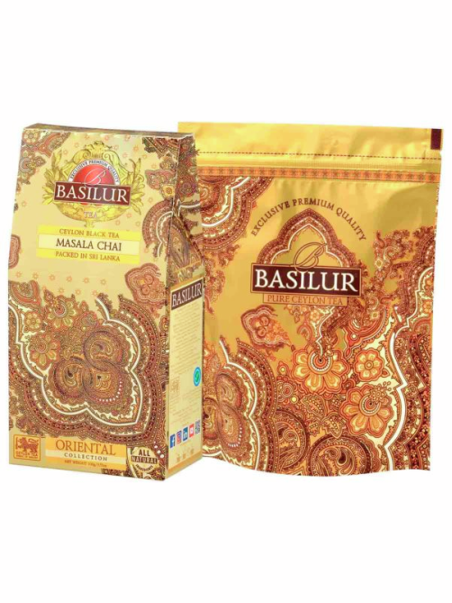 Чай Basilur Masala Chai листовой черный, 100г