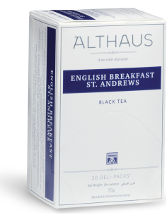 Чай Althaus Deli Packs English Breakfast черный (1.75г x 20шт), 35г