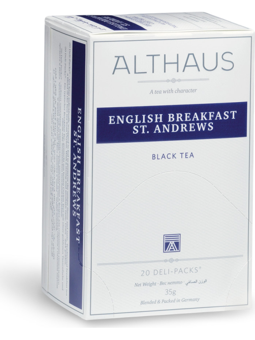 Чай Althaus Deli Packs English Breakfast черный (1.75г x 20шт), 35г