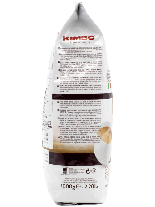 Кофе Kimbo Caffe crema classico light в зернах, 1кг