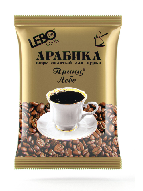Кофе Lebo Принц Лебо молотый для турки, 100г