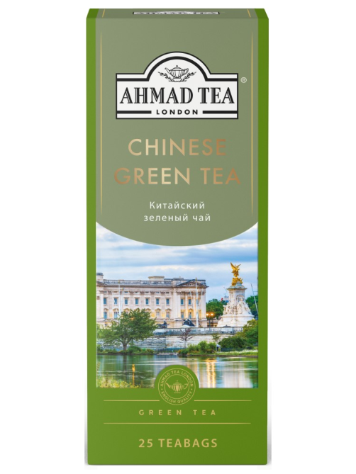 Чай зеленый Ahmad Tea Китайский (1.8г x 25шт), 45г