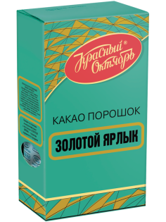 Какао-порошок Красный Октябрь Золотой Ярлык, 100г