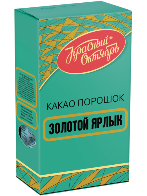 Какао-порошок Красный Октябрь Золотой Ярлык, 100г
