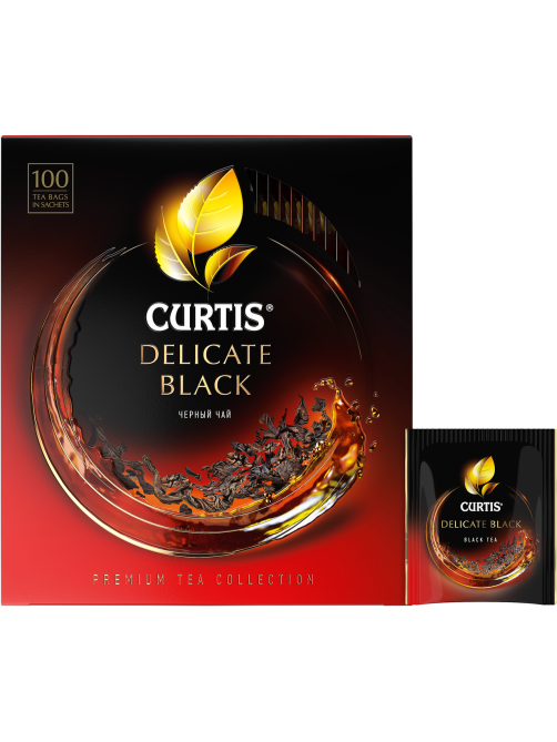 Чай Curtis Delicate Black черный мелколистовой (1.7г х 100шт), 170г