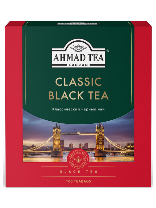 Чай Ahmad Tea черный классический (2г х 100шт), 200г
