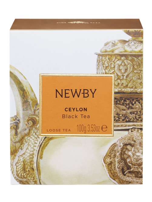 Чай черный Newby Цейлон листовой, 100г