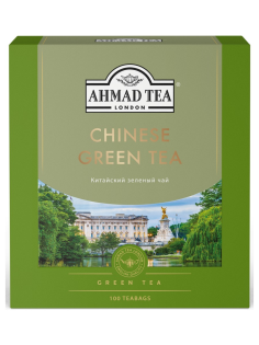Чай зеленый Ahmad Tea Китайский (1.8г x 100шт), 180г