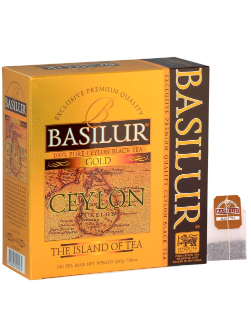 Чай Basilur Ceylon черный (2г x 100шт), 200г