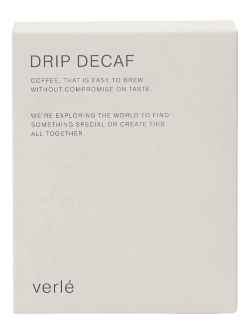 Кофе Verle Decaf без кофеина дрип-пакет молотый (11г х 6шт), 66г