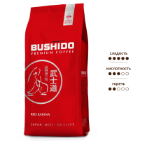 Кофе Bushido Red Katana в зернах, 227г
