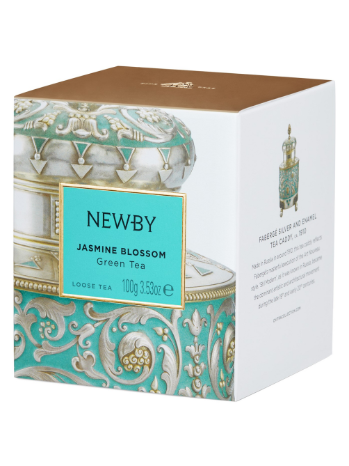 Чай Newby Jasmine Blossom зеленый листовой, 100г