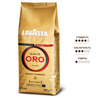 Кофе Lavazza Qualita Oro в зернах, 250г