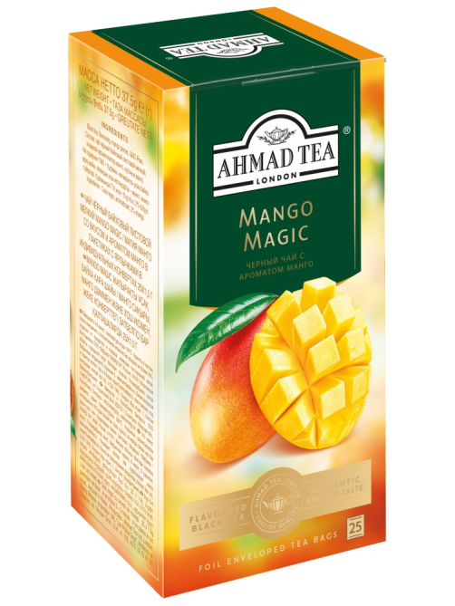 Чай черный Ahmad Tea Магия манго (1.5г x 25шт), 37.5г