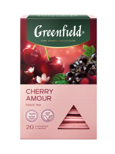Чай черный Greenfield Cherry Amour пирамидки (1.8г x 20шт), 36г