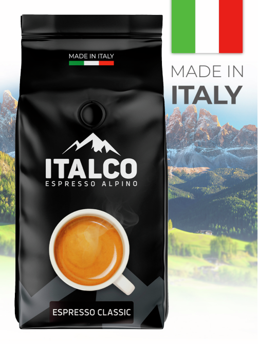 Кофе Italco Espresso Alpino Espresso Classic зерновой, 1кг
