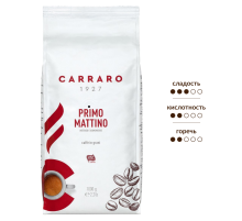Кофе Carraro Primo Mattino в зернах, 1кг