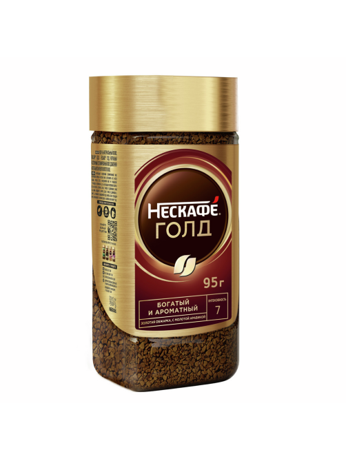 Кофе Нескафе Голд растворимый, 95г