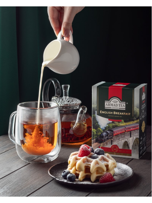Чай Ahmad Tea English Breakfast черный листовой, 200г