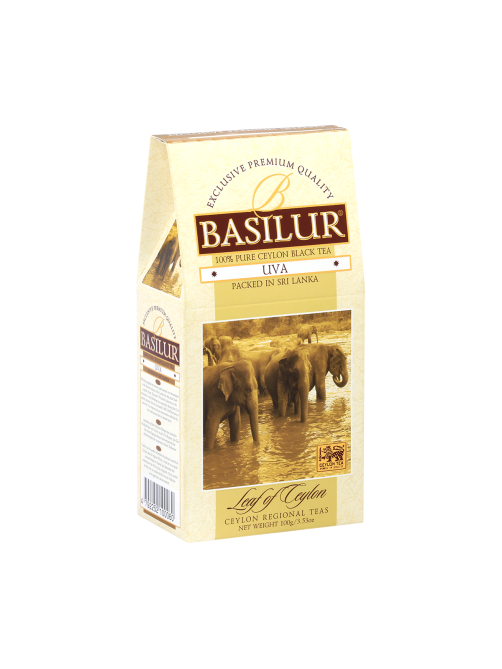 Чай черный Basilur лист цейлона Ува листовой, 100г
