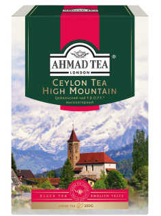 Чай Ahmad Tea Ceylon High Mountain черный листовой, 200г