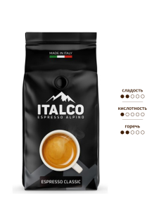 Кофе Italco Espresso Alpino Espresso Classic зерновой, 1кг