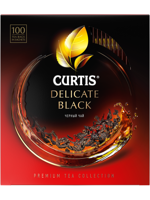 Чай Curtis Delicate Black черный мелколистовой (1.7г х 100шт), 170г