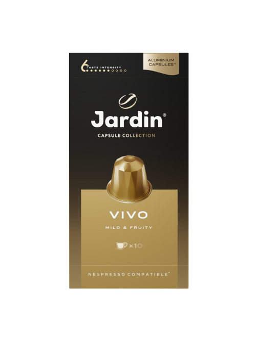 Кофе в капсулах Jardin Vivo Mild&Fruity для кофемашин Nespresso 10шт, 50г