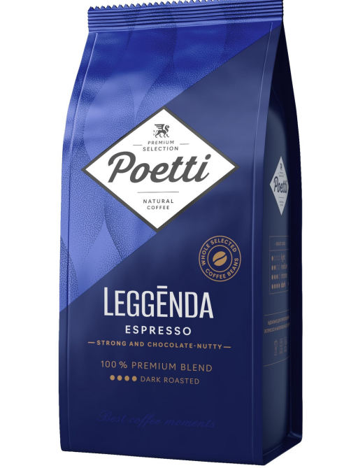 Кофе Poetti Leggenda Espresso в зернах, 1кг