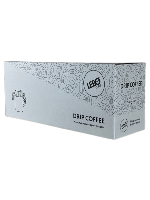 Кофе Lebo Mono Ethiopia молотый дрип-пакеты (10.5г x 6шт), 63г