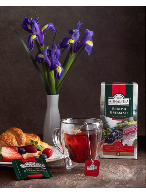Чай Ahmad Tea English Breakfast черный (2г х 25 пак), 50г