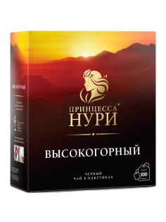 Чай Принцесса Нури Высокогорный черный (2г х 100шт), 200г