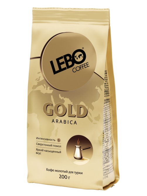 Кофе для турки Lebo Gold молотый, 200г