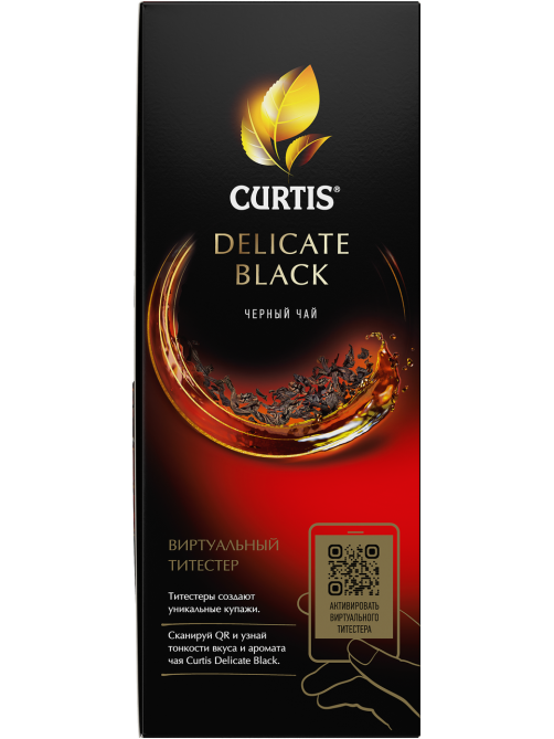 Чай Curtis Delicate Black черный мелколистовой (1.7г х 100шт), 170г