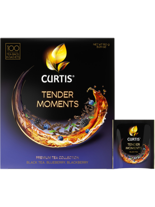 Чай черный Curtis Tender Moments пакетированный (1.5г x 100шт), 150г
