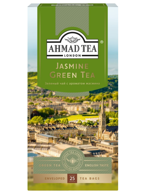 Чай Ahmad Tea Jasmine Green Tea зеленый с жасмином (2г х 25шт), 50г