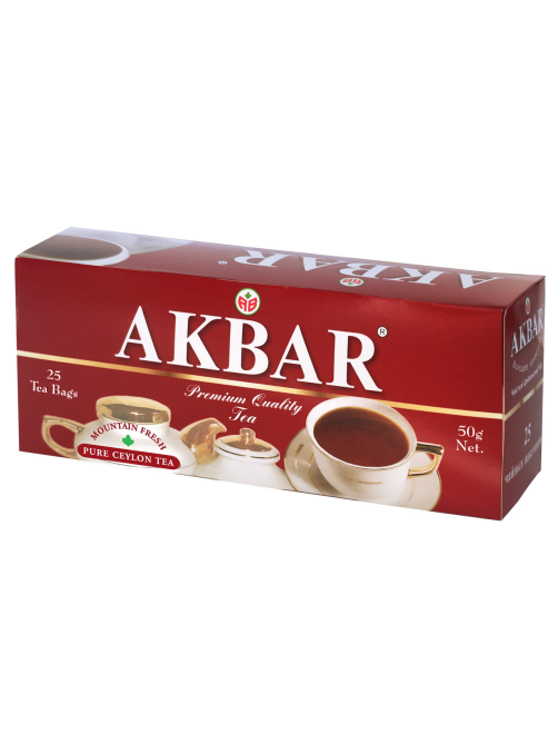 Чай Akbar Mountain Fresh черный пакетированный (2г x 25шт), 50г