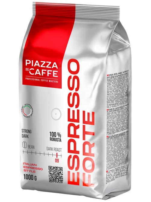 Кофе Piazza del Caffe Espresso Forte в зернах, 1кг