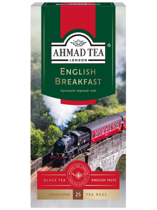 Чай Ahmad Tea English Breakfast черный (2г х 25 пак), 50г