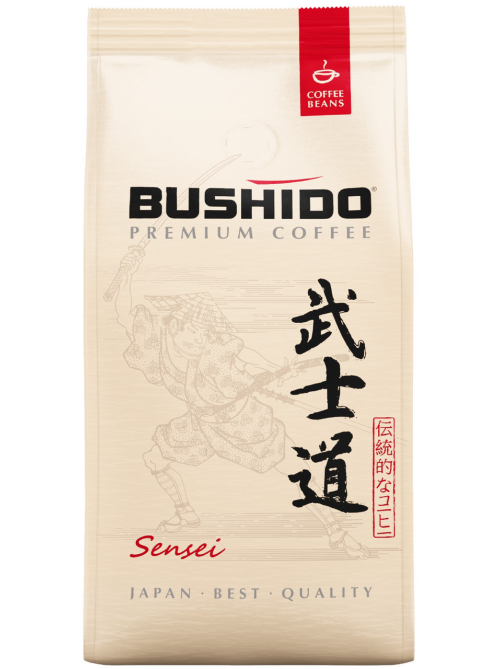 Кофе Bushido Sensei в зернах, 227г